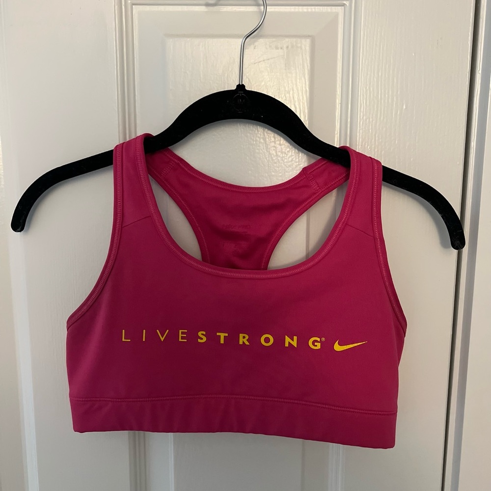 Nike Pink Livestrong Sports Bra Size XS